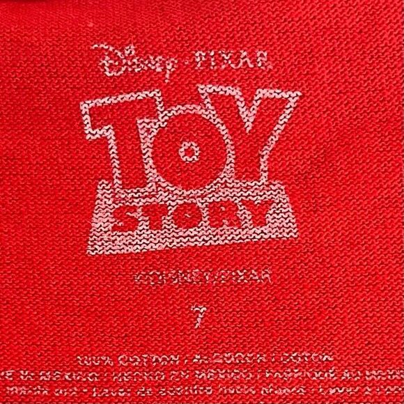 Disney Pixar Toy Story Pizza Planet Tee   Boys Size 7  NWOT - Picture 3 of 4